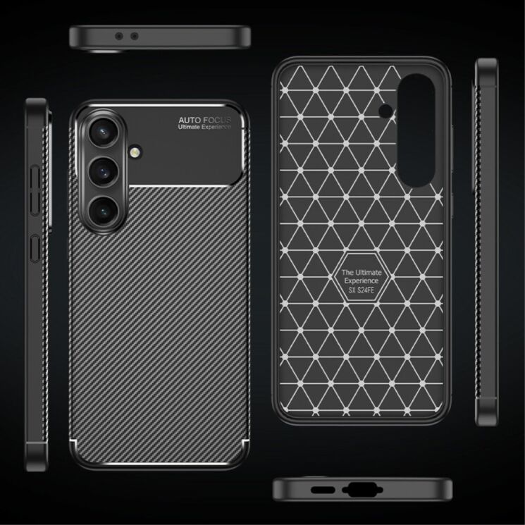 Защитный чехол Deexe Fusion для Samsung Galaxy S24 FE (S721) - Black: фото 11 из 11