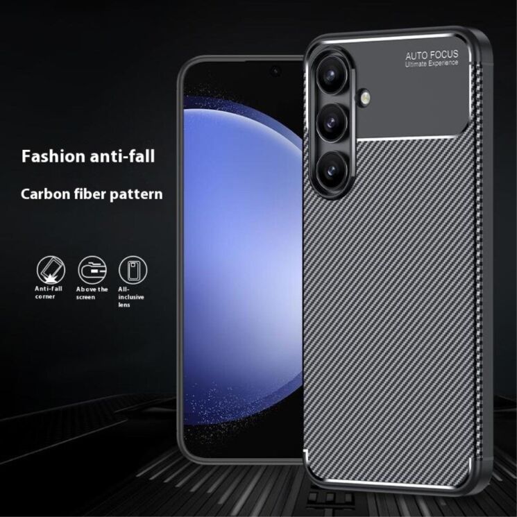 Защитный чехол Deexe Fusion для Samsung Galaxy S24 FE (S721) - Black: фото 6 из 11