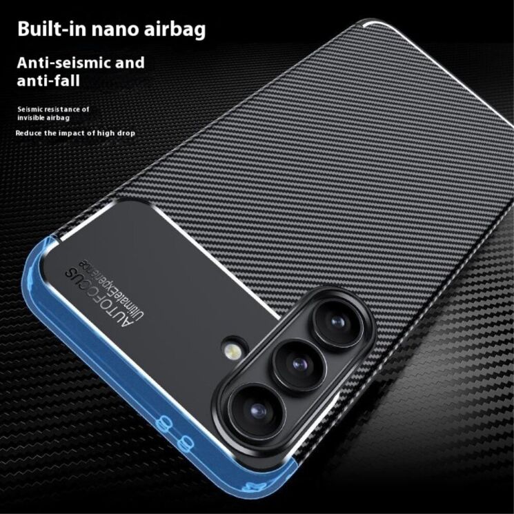 Защитный чехол Deexe Fusion для Samsung Galaxy S24 FE (S721) - Black: фото 7 из 11