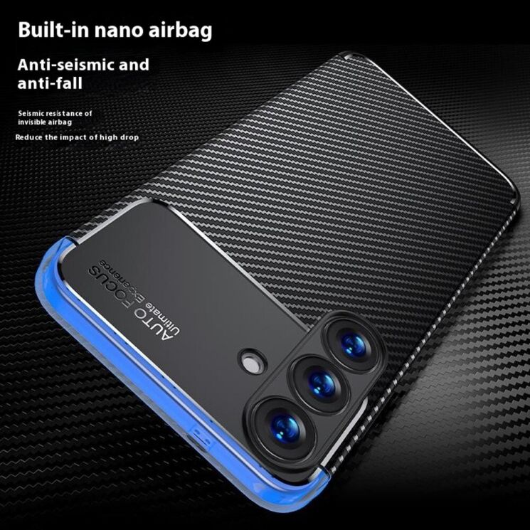 Защитный чехол Deexe Fusion для Samsung Galaxy S25 Plus (S936) - Black: фото 5 из 8