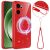 Защитный чехол Deexe Glitter Case with MagSafe для OnePlus 15R / Ace 6 / Ace 6T - Red: фото 1 из 7