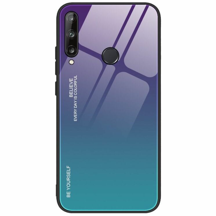 Захисний чохол Deexe Gradient Color для Huawei P40 Lite E - Purple / Blue: фото 1 з 17