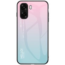 Захисний чохол Deexe Gradient Color для OPPO A6x - Pink / Blue: фото 1 з 8