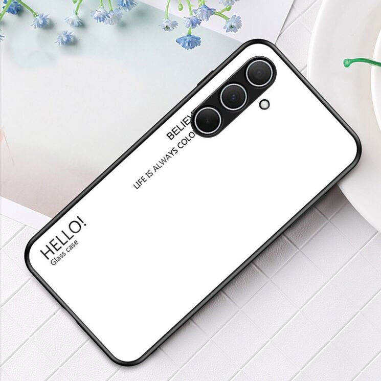 Защитный чехол Deexe Gradient Color для Samsung Galaxy A56 (A566) - White: фото 2 из 7
