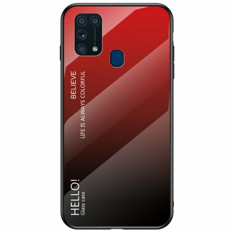 Защитный чехол Deexe Gradient Color для Samsung Galaxy M31 (M315) - Red / Black: фото 1 из 2