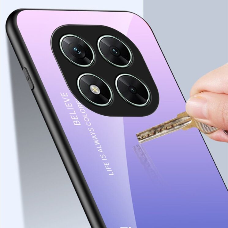 Защитный чехол Deexe Gradient Color для Xiaomi Poco X7 - Purple: фото 7 из 7
