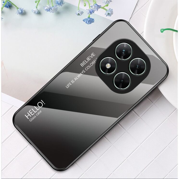 Защитный чехол Deexe Gradient Color для Xiaomi Poco X7 - Black / Grey: фото 2 из 7