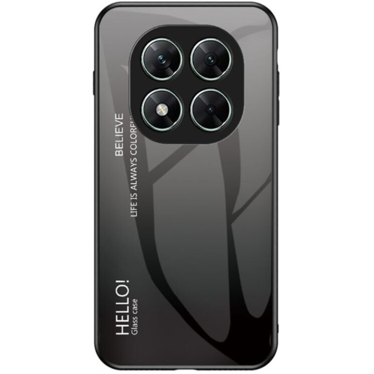 Защитный чехол Deexe Gradient Color для Xiaomi Poco X7 - Black / Grey: фото 1 из 7