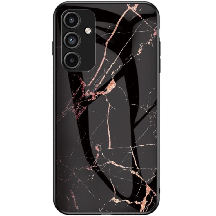 Защитный чехол Deexe Gradient Pattern для Samsung Galaxy A15 (A155) - Black / Gold: фото 1 из 10