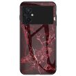 Защитный чехол Deexe Gradient Pattern для Xiaomi Poco M5 - Red (304934R)