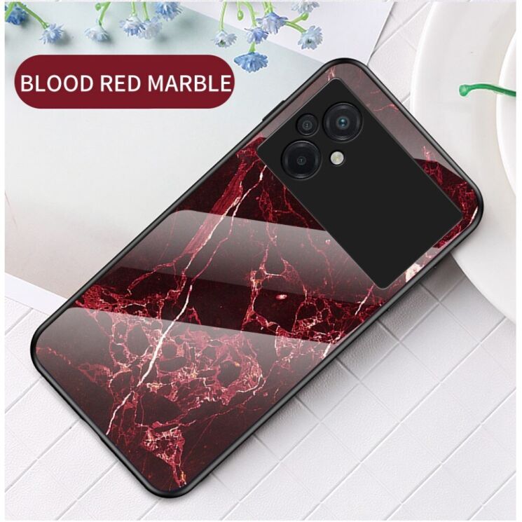 Защитный чехол Deexe Gradient Pattern для Xiaomi Poco M5 - Red: фото 2 из 4