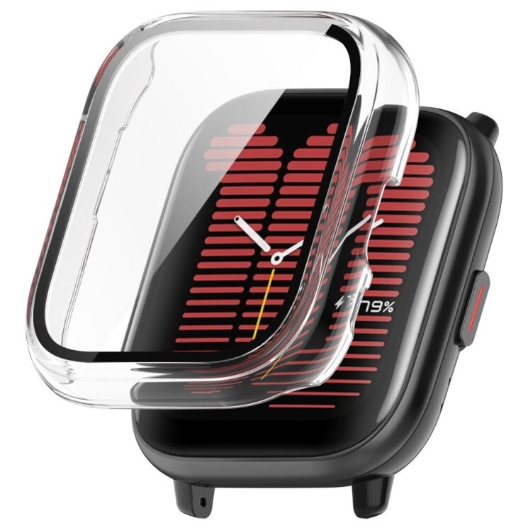 Защитный чехол Deexe Hard Frame для Huami Amazfit Active (A2211) - Transparent: фото 1 из 8