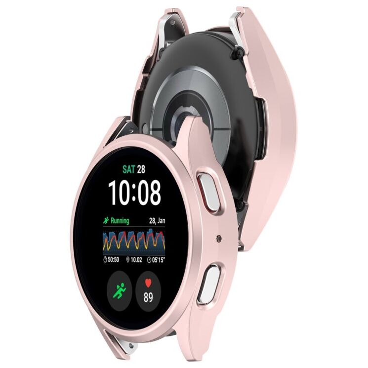 Защитный чехол Deexe Hard Frame для Samsung Galaxy Watch 7 (44mm) - Pink: фото 6 из 7