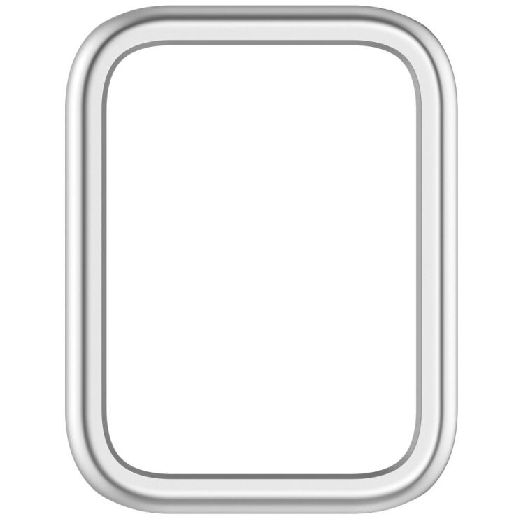 Защитный чехол Deexe Hard Frame для Xiaomi Mi Smart Band 9 Pro - Silver: фото 3 из 7