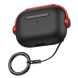 Защитный чехол Deexe Headset Style для Apple AirPods Pro 2 - Black / Red (306017BR). Фото 1 из 11