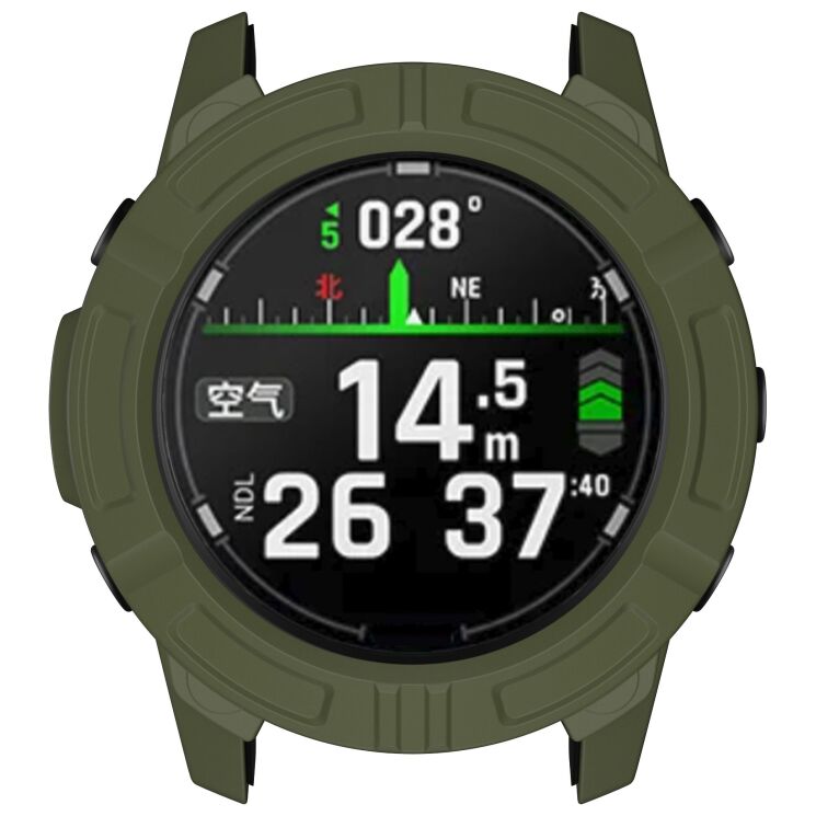Захисний чохол Deexe Hollow Cover для Garmin Descent G2 - Army Green (400700AG) Захисний чохол Deexe Hollow Cover для Garmin Descent G2 - Army Green: фото 4 з 5