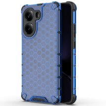 Захисний чохол Deexe Honeycomb Series для Xiaomi Poco X7 Pro - Blue: фото 1 з 5
