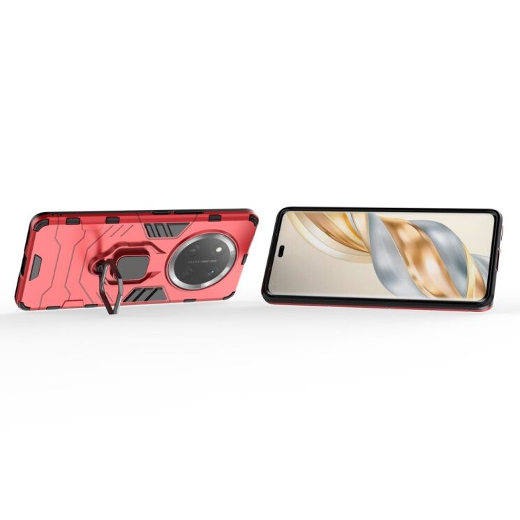 Защитный чехол Deexe Hybrid Case для Honor Magic 7 Lite - Red: фото 3 из 6