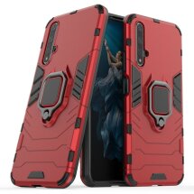 Защитный чехол Deexe Hybrid Case для Huawei Honor 20 / Nova 5T - Red: фото 1 из 7