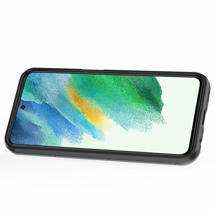 Захисний чохол Deexe Hybrid Case для Samsung Galaxy S23 FE - Blue: фото 2 з 5