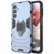 Захисний чохол Deexe Hybrid Case для Samsung Galaxy S23 FE - Blue (334479L). Фото 1 з 5