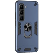 Захисний чохол Deexe Hybrid Shell для Infinix Hot 60 Pro Plus - Blue: фото 1 з 7