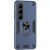 Захисний чохол Deexe Hybrid Shell для Infinix Hot 60 Pro Plus - Blue: фото 1 з 7