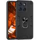 Захисний чохол Deexe Hybrid Shell для Motorola Edge 70 - Black (402130B). Фото 1 з 7