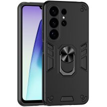 Защитный чехол Deexe Hybrid Shell для Samsung Galaxy S26 Ultra - Black: фото 1 из 7