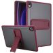 Захисний чохол Deexe Kick Shell для Samsung Galaxy Tab S9 (X710/716) / S9 FE (X510/516) - Wine Red (333051WR). Фото 1 з 10