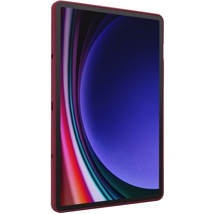 Захисний чохол Deexe Kick Shell для Samsung Galaxy Tab S9 (X710/716) / S9 FE (X510/516) - Wine Red: фото 3 з 10