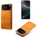 Захисний чохол Deexe Leather Back Cover для iPhone 18 Pro / 17 Pro - Orange (423614O). Фото 3 з 5