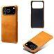 Захисний чохол Deexe Leather Back Cover для iPhone 18 Pro / 17 Pro - Orange (423614O). Фото 4 з 5