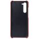 Защитный чехол Deexe Leather Back Cover для Samsung Galaxy S24 Plus - Red (343444R). Фото 4 из 4