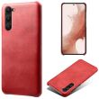 Защитный чехол Deexe Leather Back Cover для Samsung Galaxy S24 Plus - Red (343444R)
