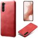 Защитный чехол Deexe Leather Back Cover для Samsung Galaxy S24 Plus - Red (343444R). Фото 1 из 4