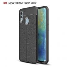 Захисний чохол Deexe Leather Cover для Huawei P Smart (2019) / Honor 10 Lite - Black: фото 1 з 12