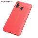 Силиконовый (TPU) чехол Deexe Leather Cover для Samsung Galaxy A30 (A305) - Red (214822R). Фото 2 из 8