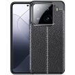 Защитный чехол Deexe Leather Cover для Xiaomi 15 - Black (371200B)