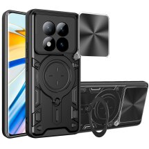 Защитный чехол Deexe Magnetic Space для Xiaomi Redmi Note 15 Pro Plus / Poco M8 Pro - Black: фото 1 из 1