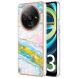 Защитный чехол Deexe Marble Style для Xiaomi Redmi A3 - Light Green (349256LG). Фото 1 из 6