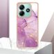 Защитный чехол Deexe Marble Style для Xiaomi Redmi Note 14 5G - Light Purple (373410LV). Фото 3 из 6