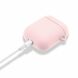 Защитный чехол Deexe Matte Case для Apple AirPods 1 / 2 - Pink (247304P). Фото 5 из 6