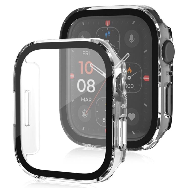 Захисний чохол Deexe Matte Fit для Apple Watch 41 mm (7 / 8 / 9 Series) - Transparent (286321T) Захисний чохол Deexe Matte Fit для Apple Watch 41 mm (7 / 8 / 9 Series) - Transparent: фото 1 з 5