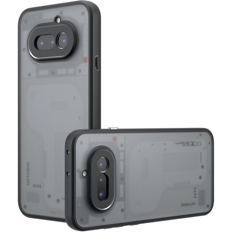 Захисний чохол Deexe Matte Skin для Nothing Phone (4a) - Transparent Black (411312TB) Захисний чохол Deexe Matte Skin для Nothing Phone (4a) - Transparent Black: фото 1 з 10