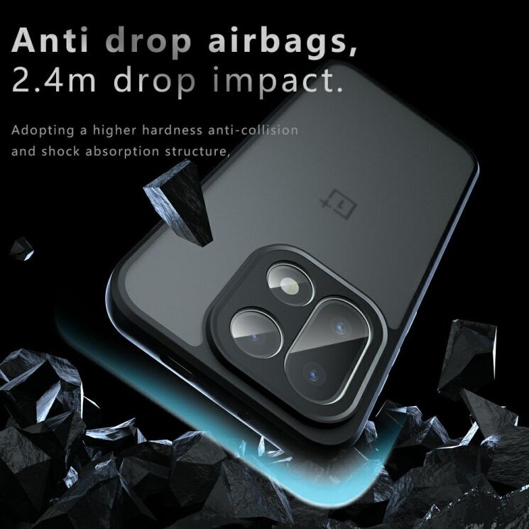 Защитный чехол Deexe Matte Skin для OnePlus 15 - Black: фото 5 из 13