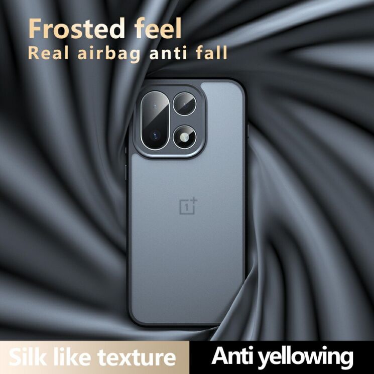 Защитный чехол Deexe Matte Skin для OnePlus 15 - Black: фото 10 из 13