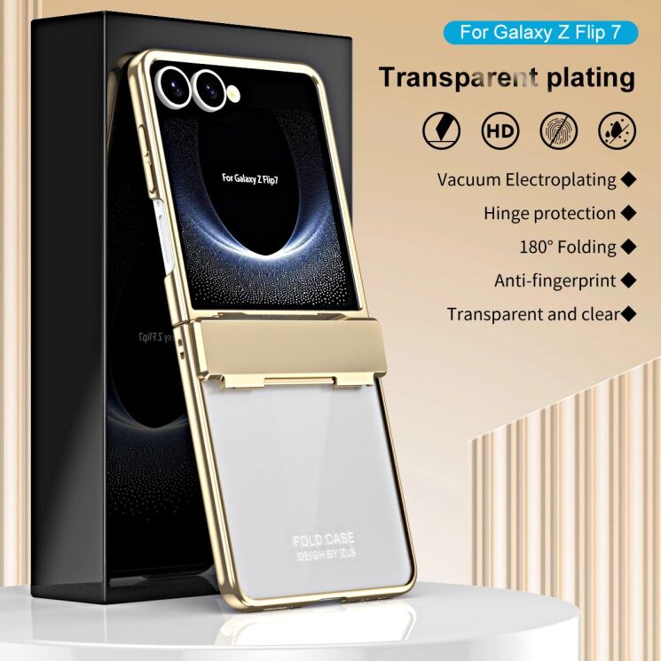 Захисний чохол Deexe Mirage Series для Samsung Galaxy Flip 7 - Black: фото 6 з 13