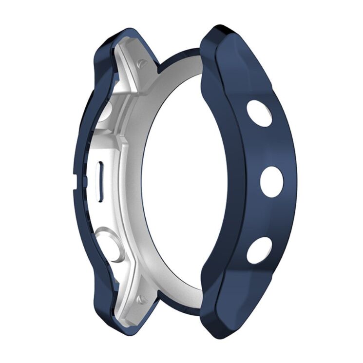 Захисний чохол Deexe Protective Frame для Garmin Fenix 7X / 7X Solar - Midnight Blue: фото 3 з 7