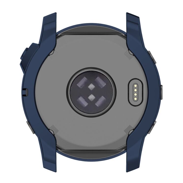 Захисний чохол Deexe Protective Frame для Garmin Fenix 7X / 7X Solar - Midnight Blue: фото 6 з 7